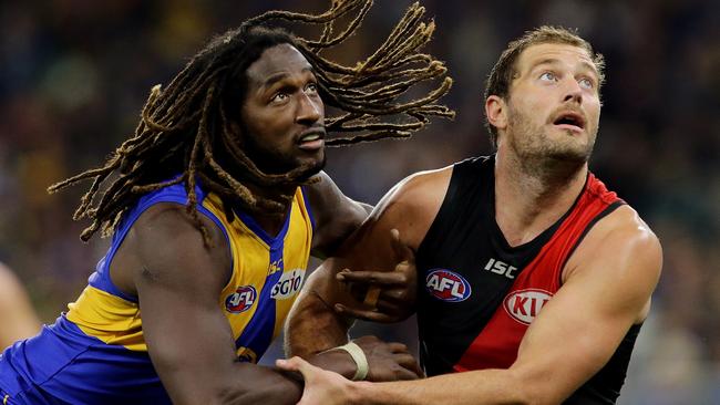 Tom Bellchambers was outstanding for the Bombers. Picture: Getty