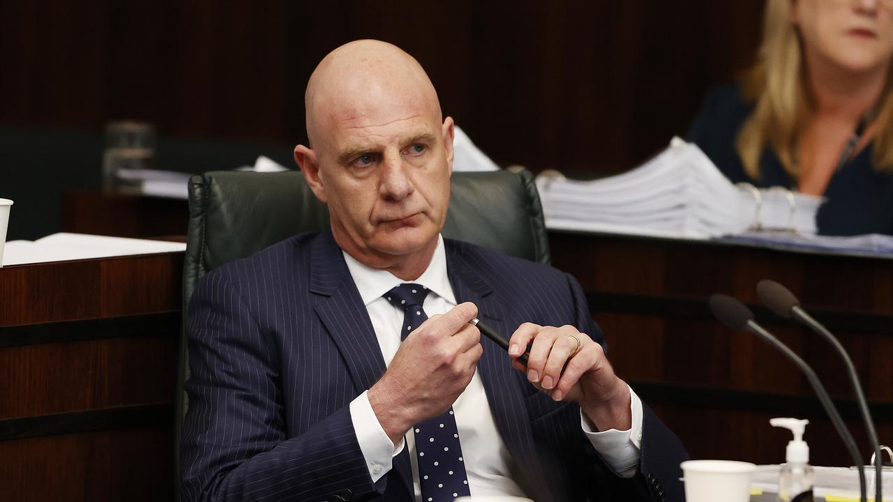 Premier Peter Gutwein during question time in State Parliament. Picture: Zak Simmonds