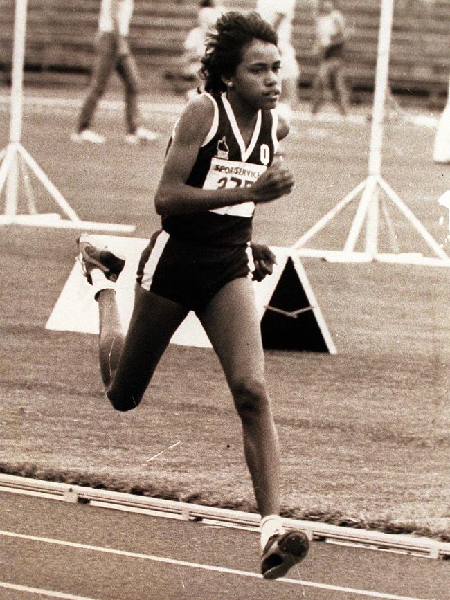 Freeman competing at 11 years old.