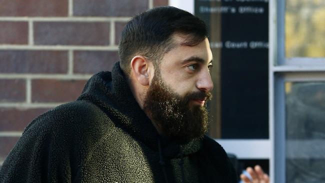 Hamzeh Naboulsi heads into Burwood Court. Picture: John Appleyard