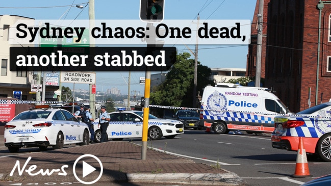 One dead and another stabbed in afternoon of chaos across Sydney