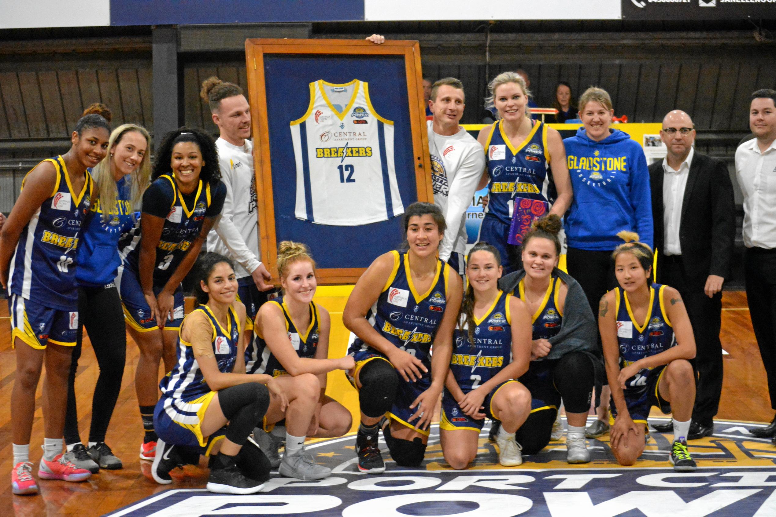 Power games record breakers Troy Robinson and Amanda Beatson. Picture: Nick Kossatch GLA040819QBL