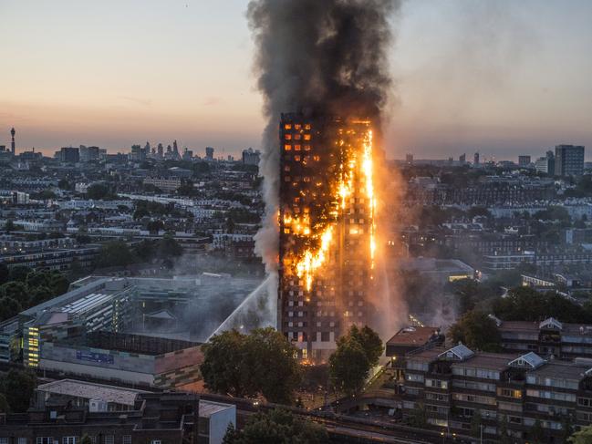 The Grenfell Tower tragedy sparked global reviews of cladding materials on residential buildings. Picture: Jeremy Selwyn