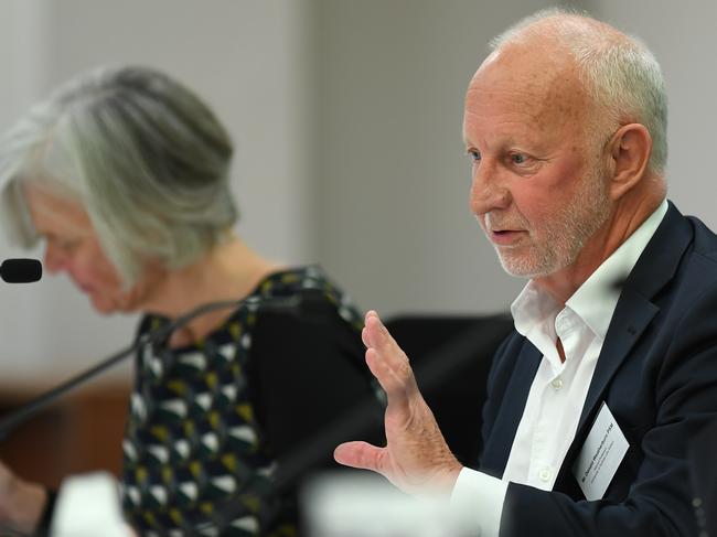 Professor Don Weatherburn speaks during a Special Commission of Inquiry into the Drug 'Ice' in Sydney in 2019. Picture: AAP Image/Joel Carrett