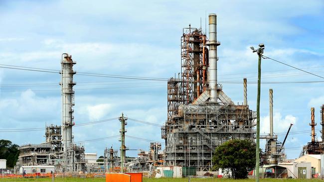 Ampol’s Lytton oil refinery. Picture: Richard Walker