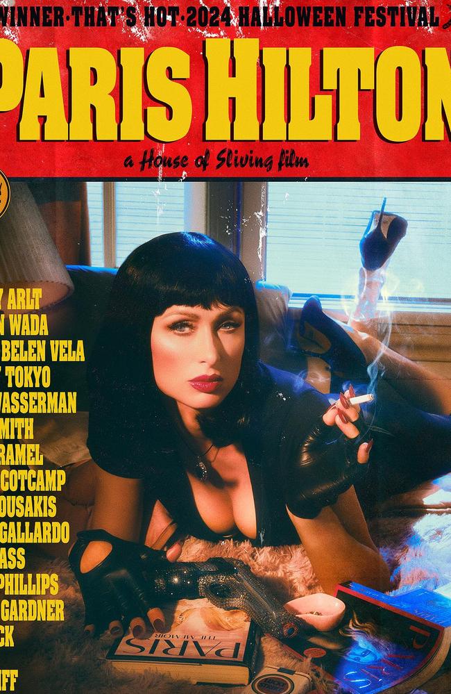 Hilton also shared an Uma Thurman-inspired photo from Pulp Fiction. Picture: parishilton/Instagram