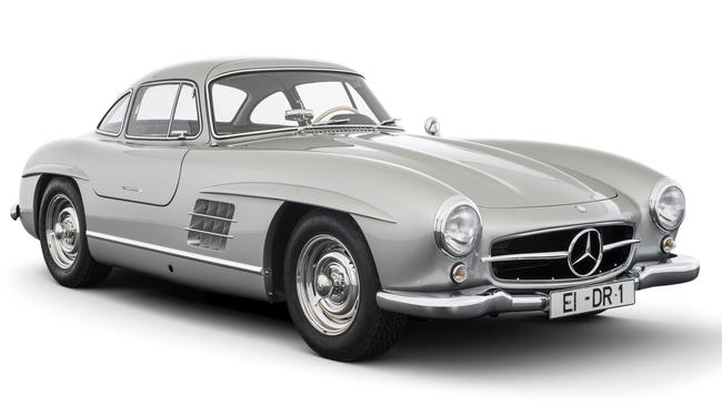 The 1955 Mercedes-Benz 300 SL Gullwing which inspired artist Andy Warhol.