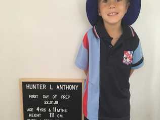 The Chronicle readers share photos of their children on their first day of school. Sarah Anthony's son Hunter Anthony.