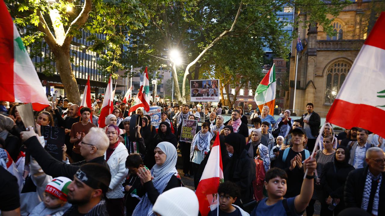 Pro-Palestinian rallies have been a common feature on Sydney’s streets over the last year. Picture: Jonathan Ng