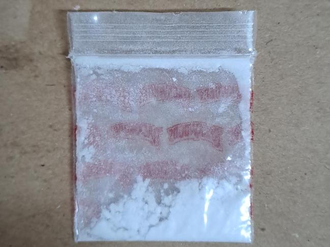 Prohibited drugs taken by police. Photo: NSW Police