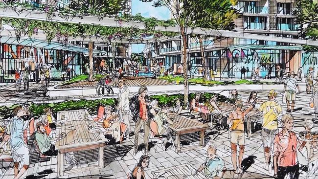 A new beer garden is planned for the Bull ‘n’ Bush. Picture: Planning proposal submitted to The Hills Shire Council