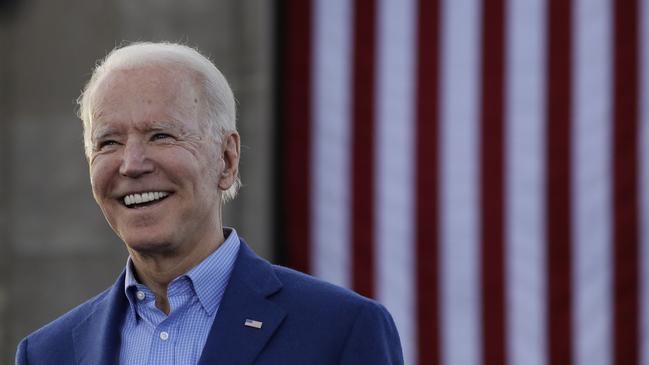 Democratic presidential candidate and former vice-president Joe Biden. Picture: AP