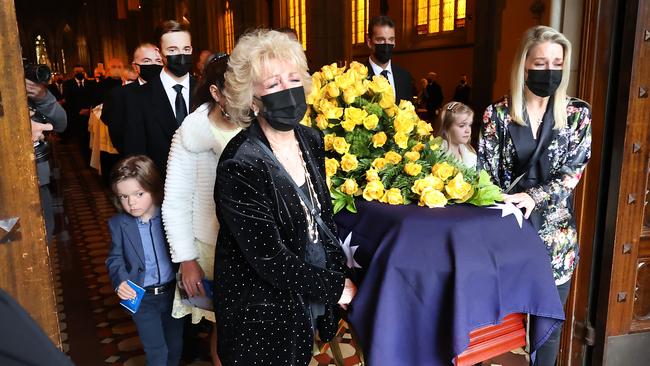 Photographer of the Year David Caird gave a powerful personal account of photographing the state funeral of beloved entertainer Bert Newton. Picture: David Caird