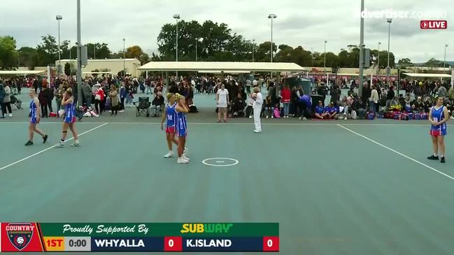 REPLAY: SA Country Netball Championships - Whyalla vs Kangaroo Island (U17's Blue) - Court 6