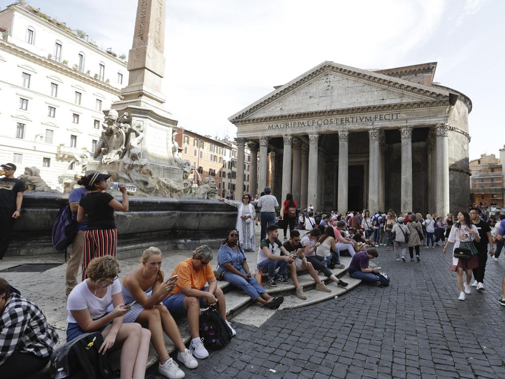 Tourists will need to watch their behaviour in the Eternal City. Picture”AP/Gregorio Borgia