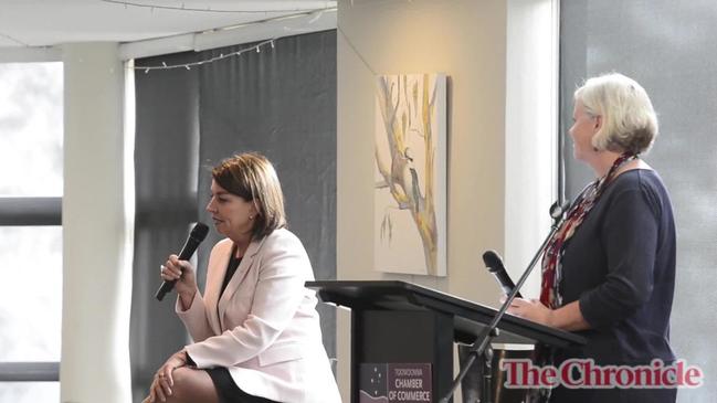 Anna Bligh speaks at breakfast