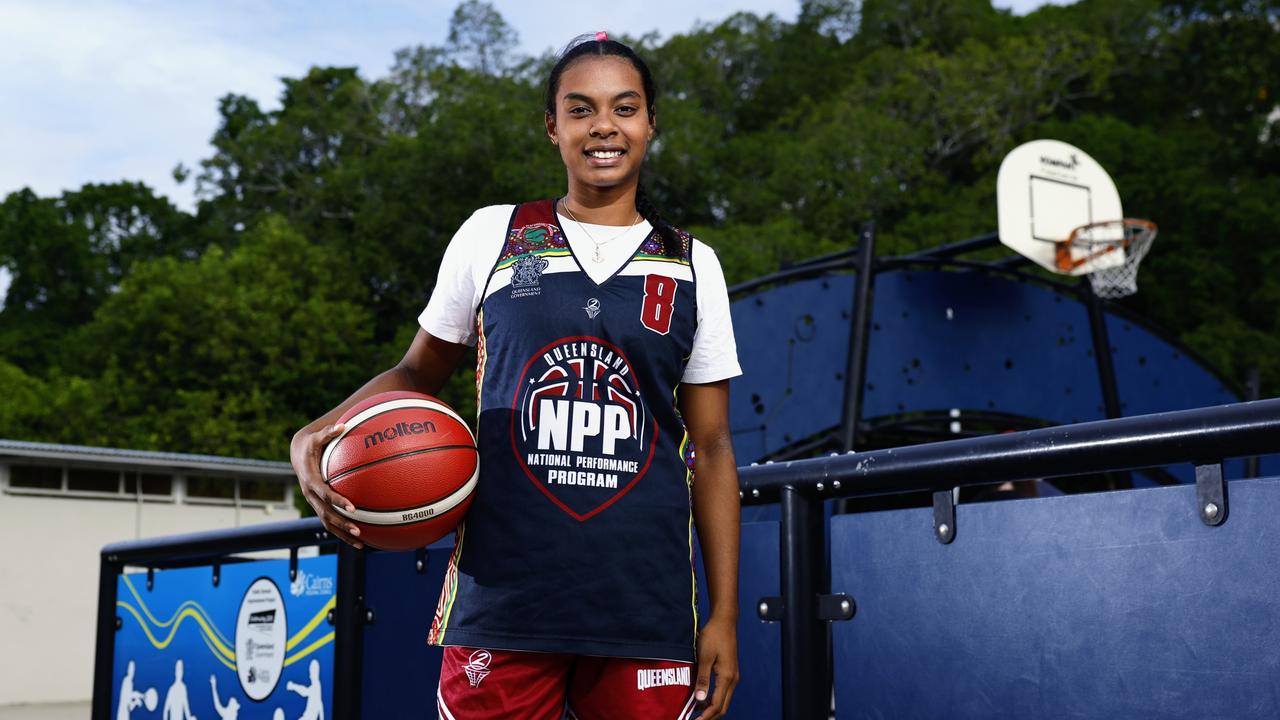 Teyahna Bond was among the best at the recent Under 18s Australian Basketball Championships. Picture: Brendan Radke