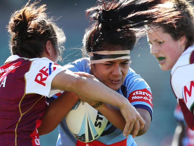 NSW's Simaima Taufa during the Interstate Challenge won by NSW.