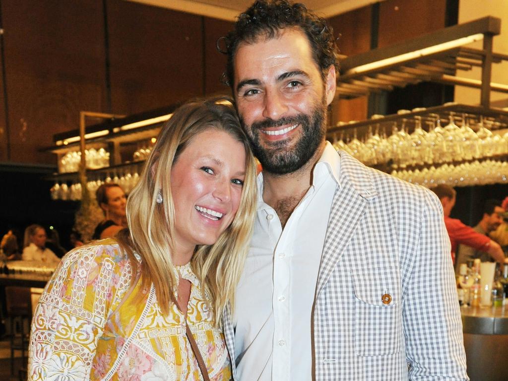 Sally Singleton and Pierre Hawach in happier times. Picture: Belinda Rolland