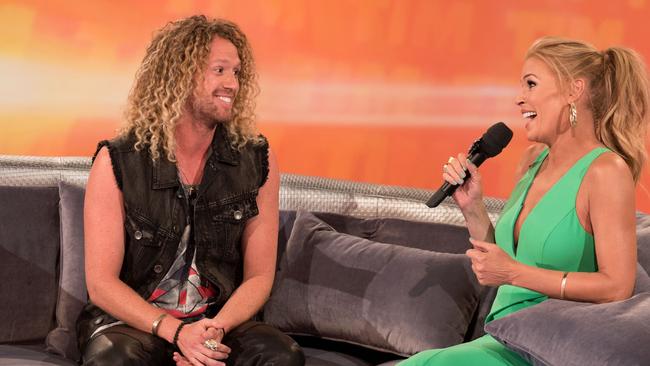 Big Brother host Sonia Kruger with 2013 winner Tim Dormer. Picture: Paul Broben