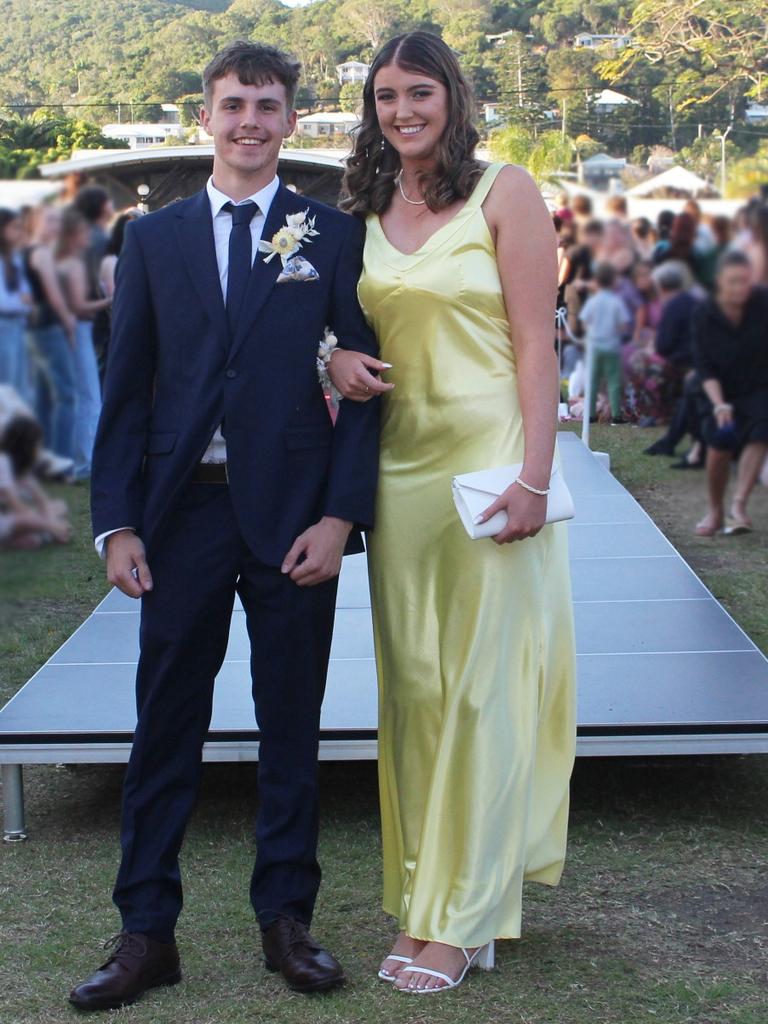 Imogen and Josh at the St Ursula's College Formal.