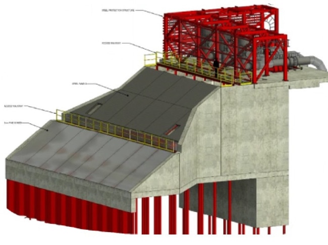 Concept images for the Burdekin River pump station for Haughton Pipeline Stage 2. Picture: TCC.