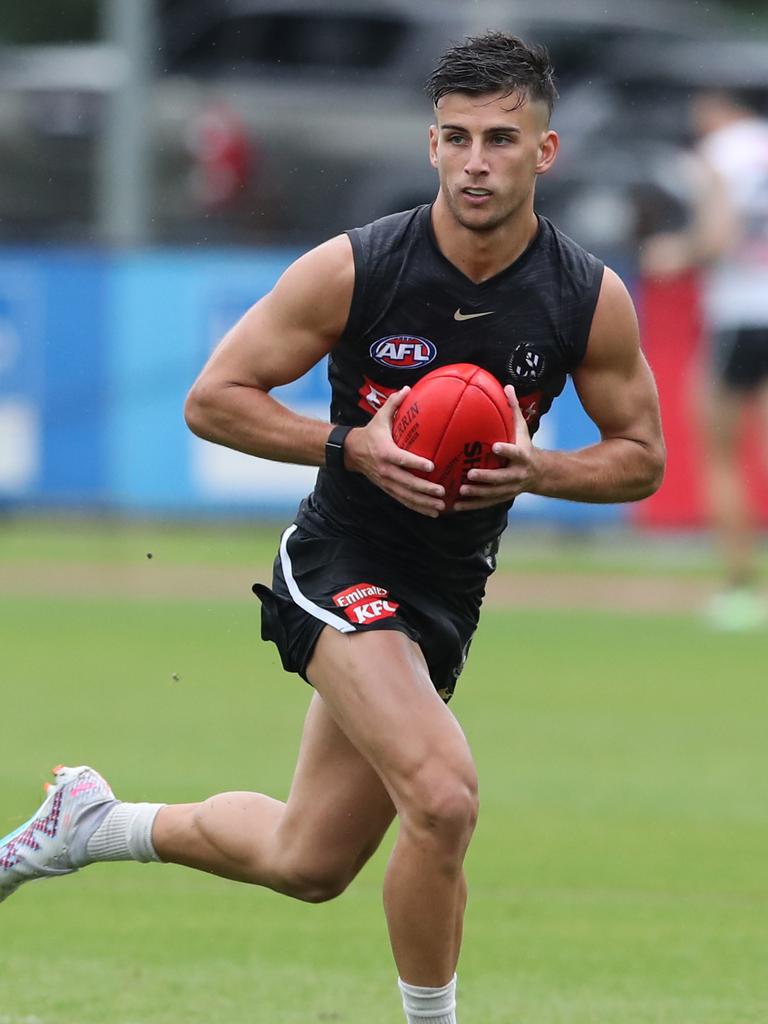 Nick Daicos will be breathing a sigh of relief. Picture: David Crosling