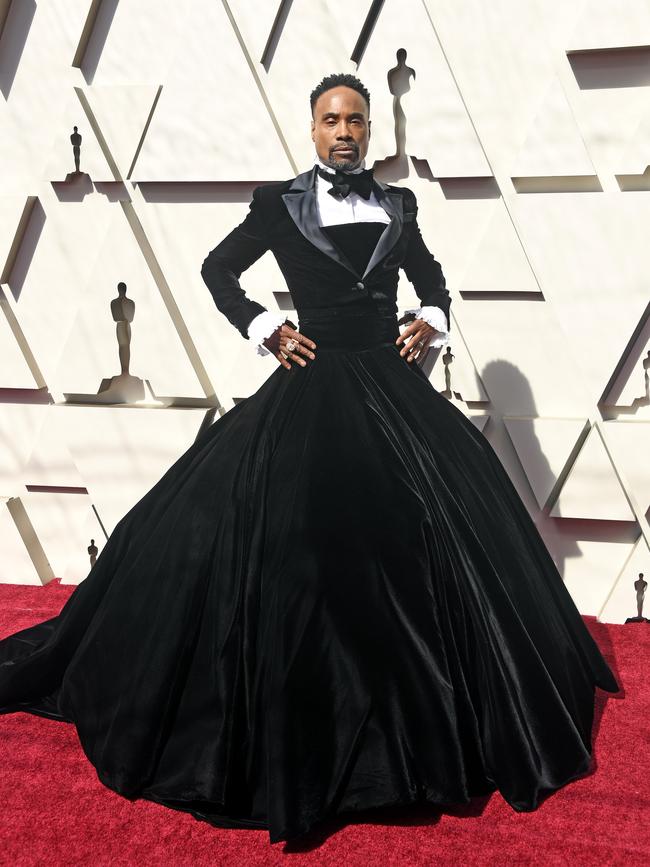 Billy Porter in 2019: “probably the biggest moment in Oscar fashion history.”