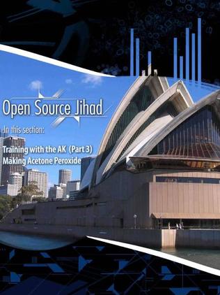 The image of the Opera House in Al-Qaeda’s official magazine, Inspire. Picture: All Things Counter Terrorism