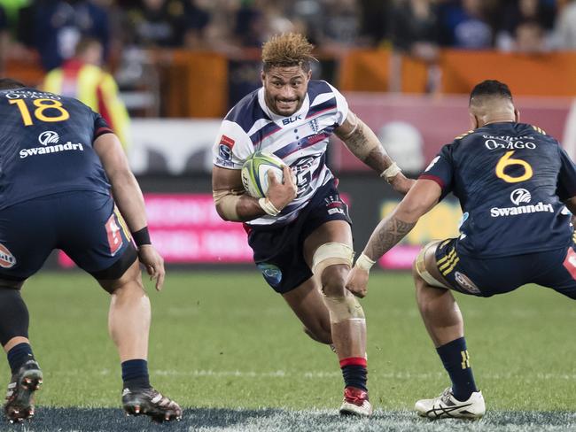 Rebels backrower Amanaki Mafi has been arrested over an altercation. Picture: AAP