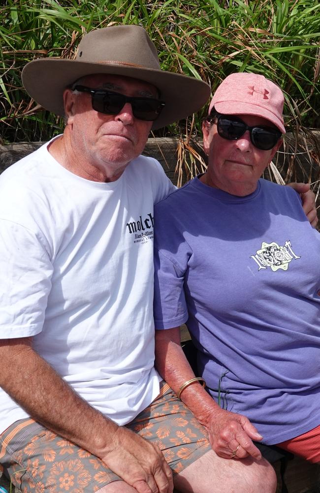 John and Carole Brailey from Bateau Bay. Picture: Chris Knight