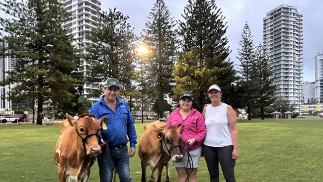 Left to right: Macy, Thomas Brook, Lucy, Cynthia Brook, Natalie Geard. Picture: Jacklyn O'Brien.