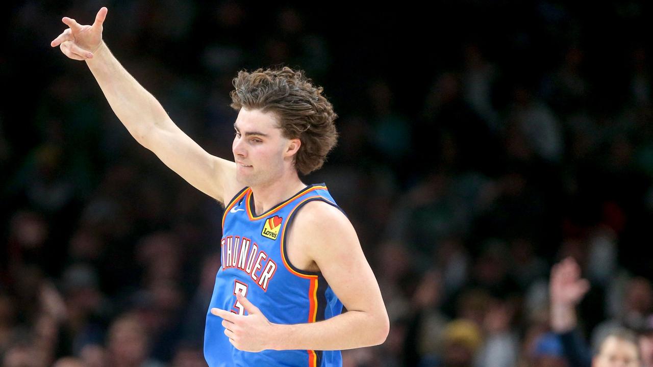 Josh Giddey starred in the Thunder’s win over the Bucks.