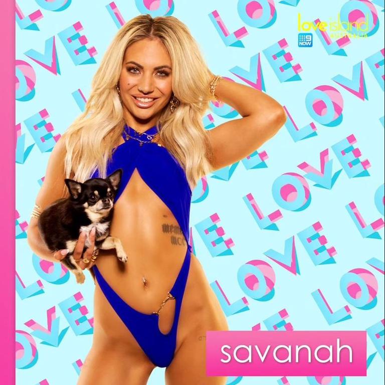 Adelaide girl Savanah Badger has been cast on Love Island. Picture: Instagram