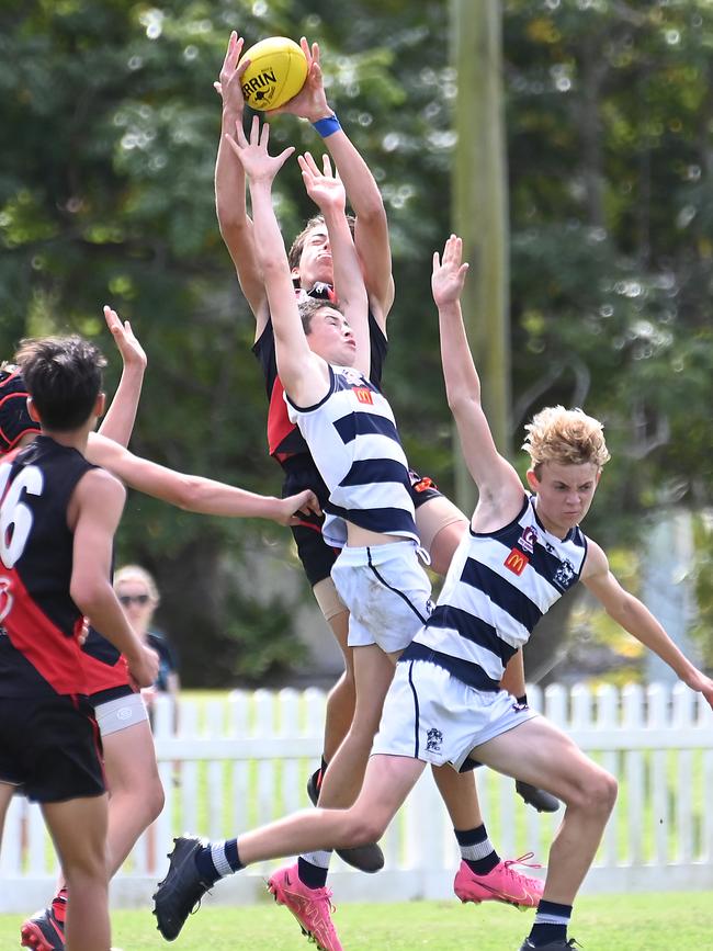 Action from Saturday's McDonaldâ€™s South East Queensland Youth Grand Finals played at Yeronga AFC. 2 September 2023. Picture, John Gass