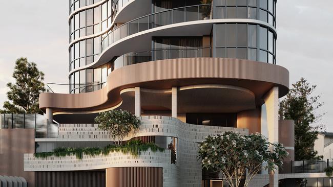 An artist impression of Encore in Broadbeach.