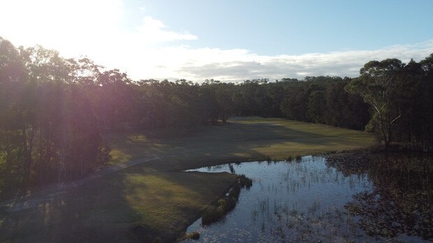 5th hole, Safety Beach Golf Club.