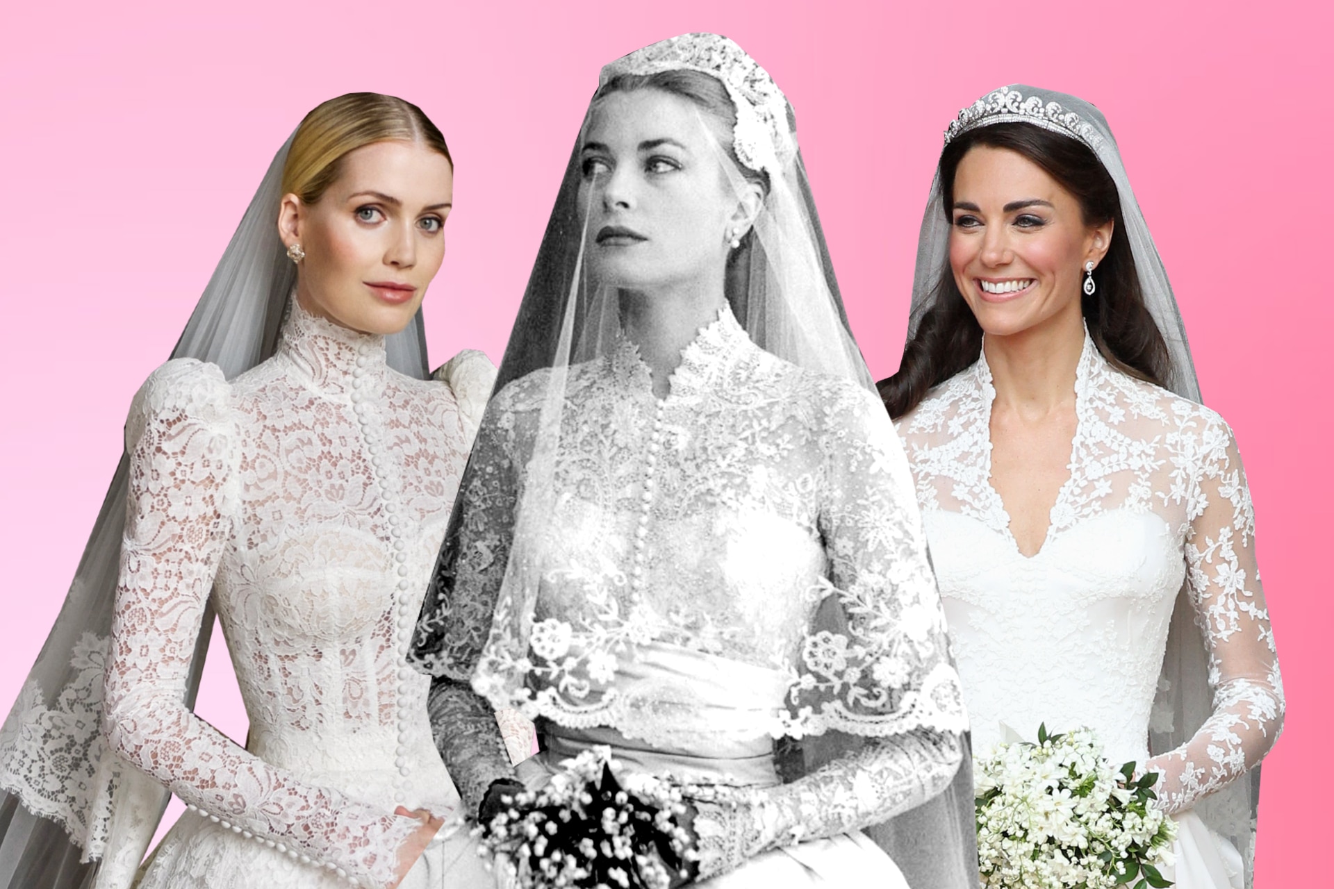 Grace kelly discount inspired wedding dresses