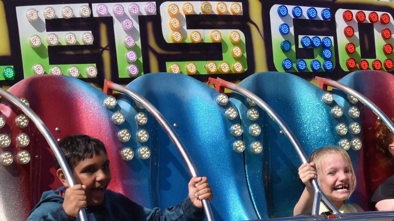 Crowds enjoyed a large selection of amusement rides at the Bowen Show. Picture: Kirra Grimes