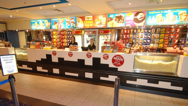 You could get movie snacks at the candy bar at Hindley St’s Greater Union cinema complex.