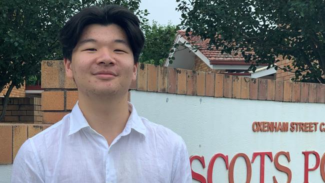 CONGRATULATIONS: Scots PGC student Andrew Wu scored a jaw-dropping 99.25 on his ATAR.