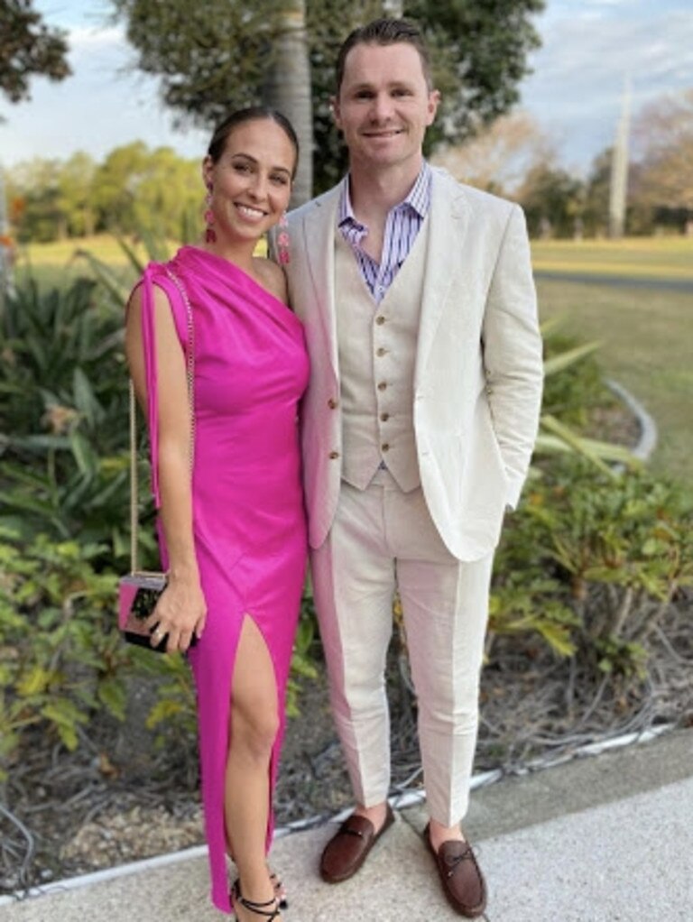 Dangerfield with wife Mardi ahead of the big night.