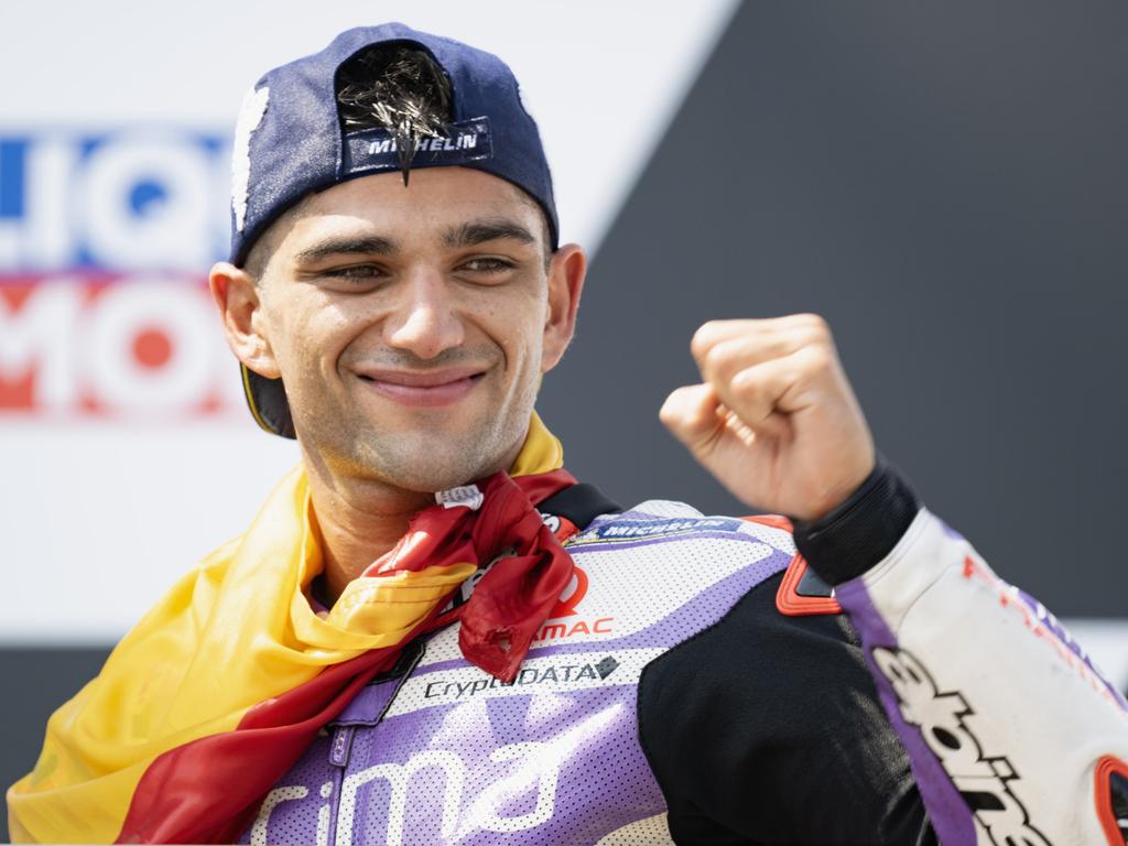 Jorge Martin won the sprint and the main race at the German MotoGP on his Ducati. Picture: Mirco Lazzari gp/Getty Images