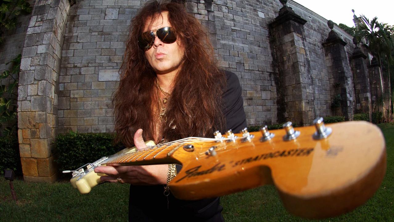 Swedish guitar maestro Yngwie Malmsteen.