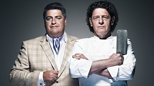 Celebrity chef Marco Pierre White and Matt Preston were on MasterChef together.