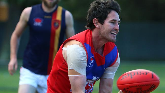 Brad Sutcliffe in action for Port Melbourne Colts. Picture: Mark Dadswell