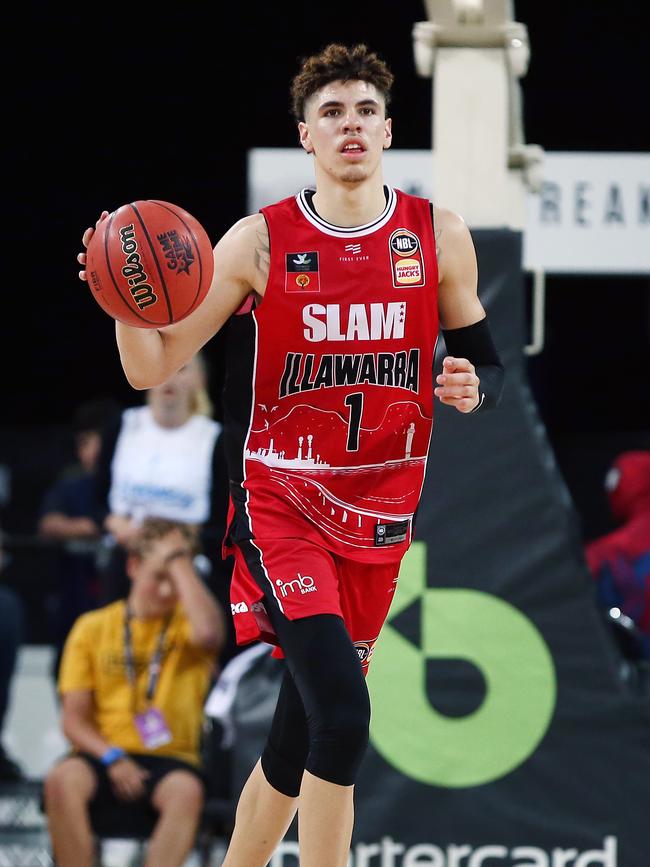 LaMelo Ball’s time in Illawarra made world headlines. Picture: Getty Images