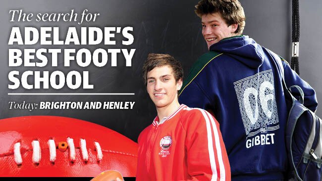 Brighton and Henley's best school footy teams.