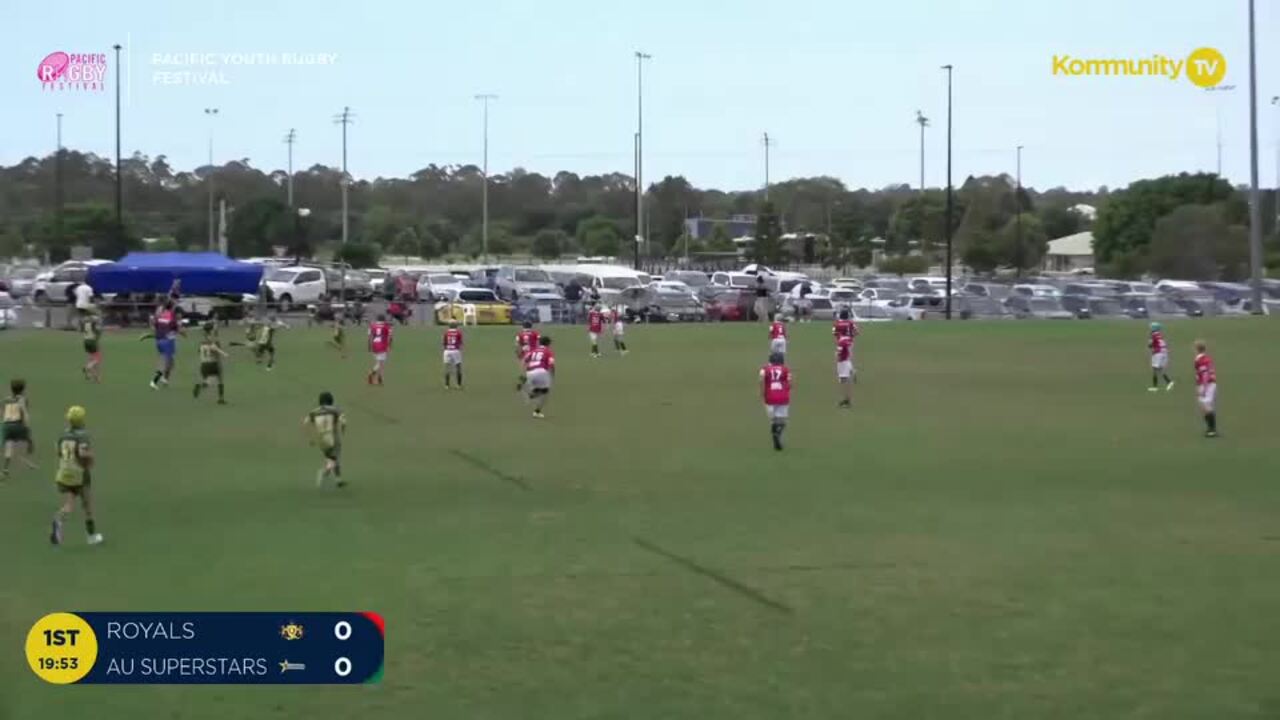 Replay: Queensland Royals v Au Superstars (U10) - 2024 Pacific Youth Rugby Festival Day 1