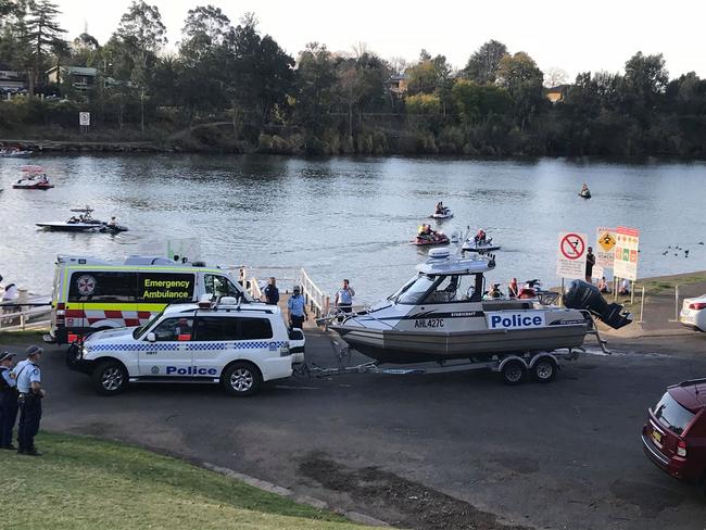 Police conducted an thorough search of the river. Picture: Supplied